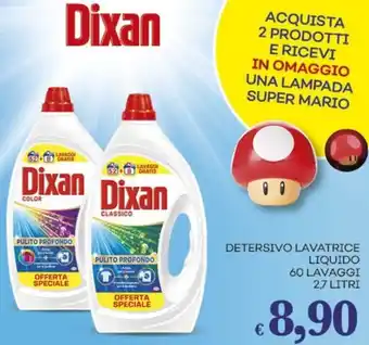 Pilato Dixan detersivo lavatrice liquido offerta