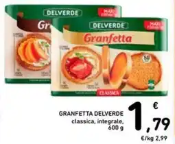 Spazio Conad Granfetta delverde classica, integrale offerta