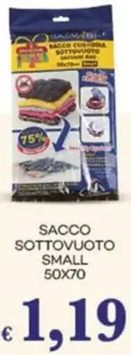 Pilato Minerva sacco sottovuoto small offerta
