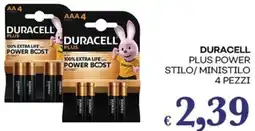 Pilato Duracell plus power stilo/ministilo offerta