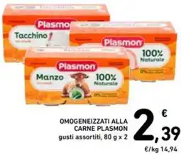Spazio Conad Omogeneizzati alla carne PLASMON offerta