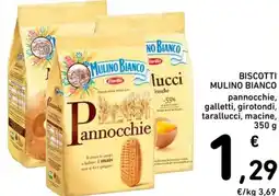 Spazio Conad Biscotti mulino bianco pannocchie, galletti, girotondi, tarallucci, macine offerta