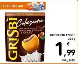 Spazio Conad Grisbì colazione offerta