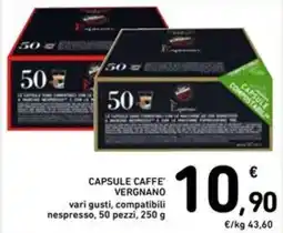 Spazio Conad CAPSULE CAFFE VERGNANO offerta