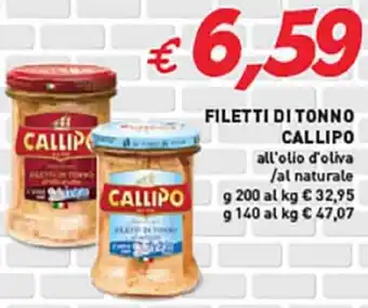 Coal Filetti di tonno CALLIPO offerta