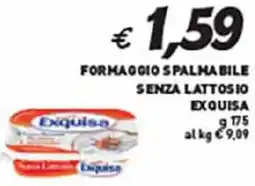 Coal Formaggio spalmabile senza lattosio EXQUISA offerta