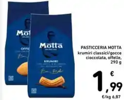 Spazio Conad Pasticceria motta krumiri classici/gocce cioccolata, offelle offerta
