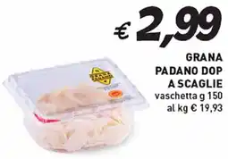 Coal Grana padano dop a scaglie offerta