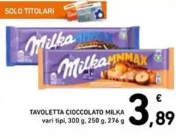 Spazio Conad Tavoletta cioccolato MILKA offerta
