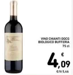 Spazio Conad Vino chianti docg biologico bufferia offerta