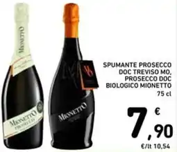 Spazio Conad Spumante prosecco doc treviso mo, prosecco doc biologico mionetto offerta