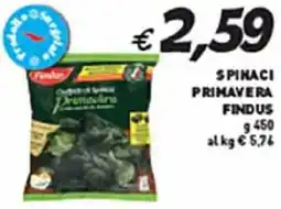 Coal Spinaci primavera FINDUS offerta