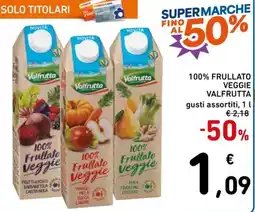 Spazio Conad 100% frullato veggie VALFRUTTA offerta