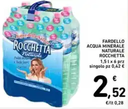 Spazio Conad Fardello acqua minerale naturale ROCCHETTA offerta