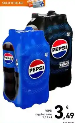 Spazio Conad PEPSI regular, zero offerta