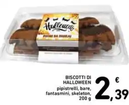 Spazio Conad Biscotti di halloween pipistrelli, bare, fantasmini, skeleton offerta