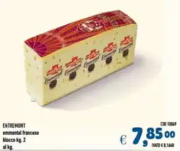 Del Prete Distribuzioni ENTREMONT emmental francese blocco offerta