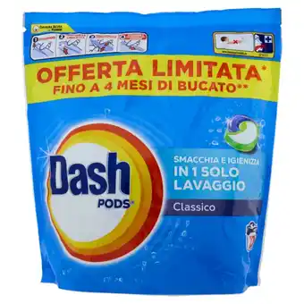 DETERSIVO PER LAVATRICE LIQUIDO CONCENTRATO DASH PODS