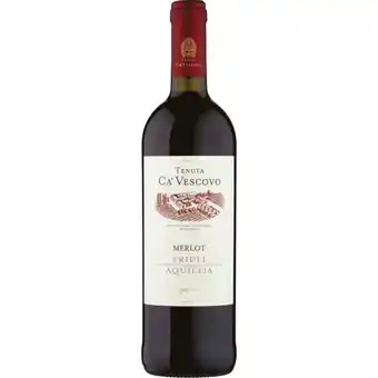 Ipercoop MERLOT D.O.C. TENUTA CA’ VESCOVO offerta