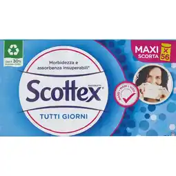 Ipercoop FAZZOLETTI TUTTI GIORNI SCOTTEX offerta