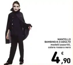 Spazio Conad Mantello bambino/a o adulto offerta