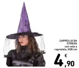 Spazio Conad Cappello da strega con velo a ragnatela offerta