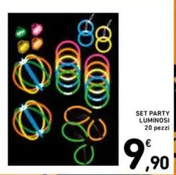 Spazio Conad Set party luminosi offerta