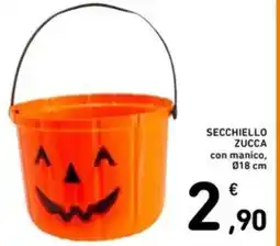 Spazio Conad Secchiello zucca con manico offerta