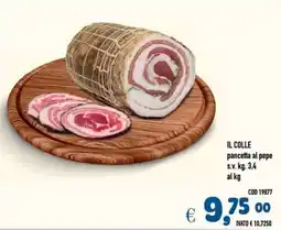 Del Prete Distribuzioni IL COLLE pancetta al pepe s.v. offerta