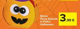 Carrefour Borsa Porta Dolcetti in Feltro Halloween offerta