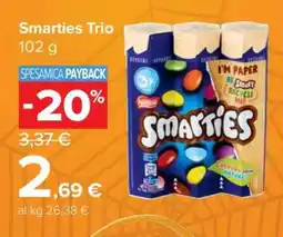 Carrefour Smarties Trio offerta