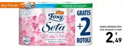 Spazio Conad Carta igienica foxy seta, bouquet offerta