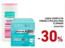 Spazio Conad Linea completa creme e pulizia viso CLINIANS offerta