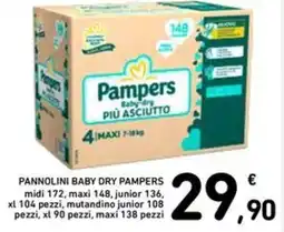 Spazio Conad Pannolini baby dry PAMPERS offerta