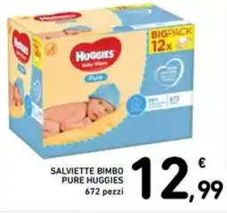 Spazio Conad Salviette bimbo pure HUGGIES offerta