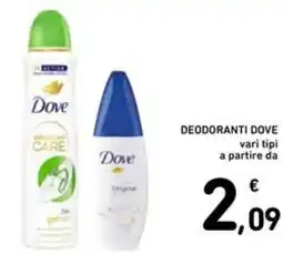 Spazio Conad Deodoranti DOVE offerta