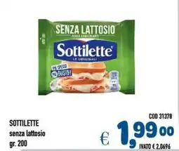 Del Prete Distribuzioni SOTTILETTE senza lattosio offerta