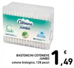 Spazio Conad Bastoncini cotoneve jumbo cotone biologico offerta