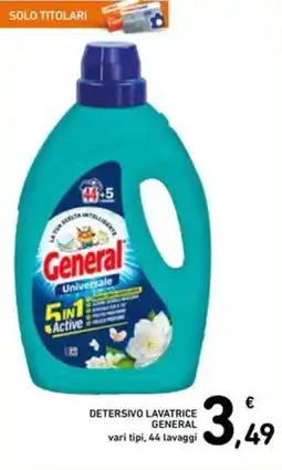 Spazio Conad Detersivo lavatrice GENERAL offerta