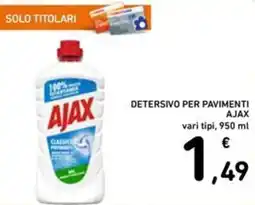 Spazio Conad Detersivo per pavimenti AJAX offerta