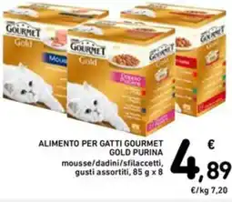 Spazio Conad Alimento per gatti gourmet GOLD PURINA offerta