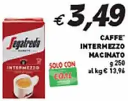 Coal Segafredo caffe intermezzo macinato offerta