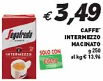 Coal Segafredo caffe intermezzo macinato offerta