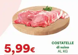 Supermercati Pasquale Prisco COSTATELLE di suino offerta
