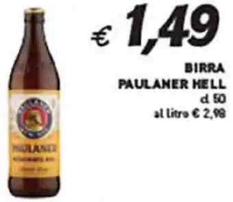 Coal Birra paulaner hell offerta