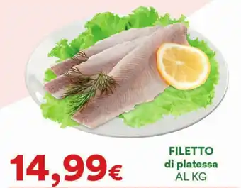 Supermercati Pasquale Prisco FILETTO di platessa offerta
