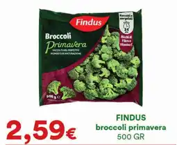 Supermercati Pasquale Prisco FINDUS broccoli primavera offerta