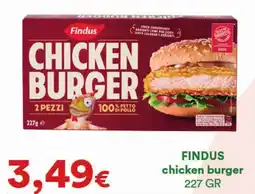 Supermercati Pasquale Prisco FINDUS chicken burger offerta