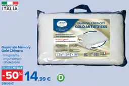 Carrefour Guanciale Memory Gold Chimera offerta