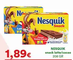 Supermercati Pasquale Prisco NESQUIK snack latte/cacao offerta
